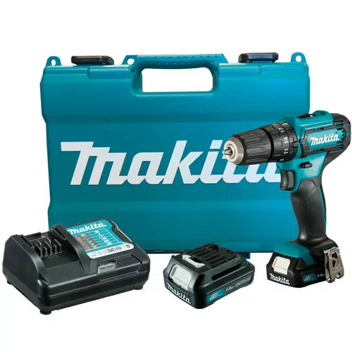 Impact Atornillador Taladro 3/8 Zoll 12 V Akku mit 2 Batterien und Maletín