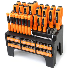 Spiel mit 100 Schraubendrehern/Kreuzschlitzschraubendrehern und Bits