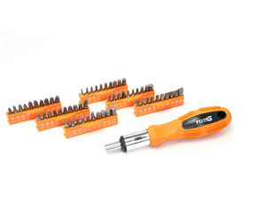 Spiel mit 100 Schraubendrehern/Kreuzschlitzschraubendrehern und Bits