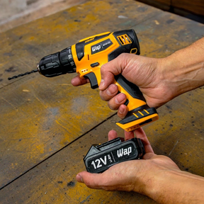 Wap Electric Atornillador Taladro Kit mit Bohrmaschinen + 2 Akkus.